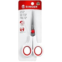 SINGER 00448 5-1/2-Inch Sewing Scissors with Comfort Grip, ,