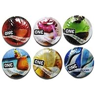 ONE FLAVOR WAVES ASSORTED FLAVORED CONDOMS 24 PACK