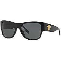 Versace Men's VE4275 Sunglasses, Black, 58/18/140
