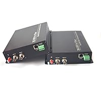 2 Port 3G-SDI HD Video Over Fiber Optic Media Converter, Broadcast Quality,Compatible with HD-SDI and SD-SDI Camera. A Pair,TX and RX
