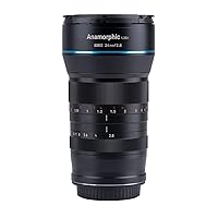 SIRUI 24mm Anamorphic Lens F2.8 1.33X APS-C Camera Lens for E Mount, Blue Flare