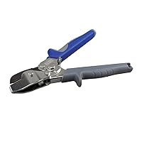 Klein Tools 86526 HVAC Tool V Notcher for Ductwork and Sheet Metal, Cuts 30-Degree V