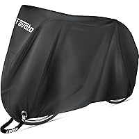 Favoto Bike Cover Waterproof Outdoor - Bicycle Cover Rain UV Snow Proof with Anti-theft Lock Hole Windproof Buckle Storage Bag for Mountain Road Electric City Bike