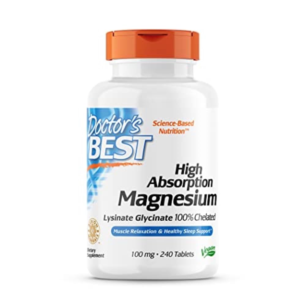 Life Extension Two-Per-Day High Potency Multi-Vitamin & Mineral Supplement & Doctor's Best High Absorption Magnesium Glycinate Lysinate, 100% Chelated