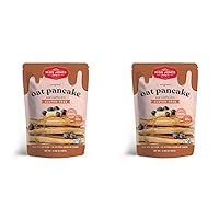 Miss Jones Baking Original Oat Pancake and Waffle Mix - Made with Oat Flour, Gluten Free, 10g of Protein, 100% Whole Grains (Pack of 2)