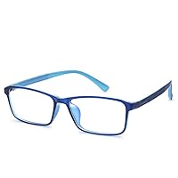 Blue Light Filter Nearsighted Distance Glasses -2.50 Strength Men Women Anti Eyestrain UV Blocking Myopia Eyeglasses