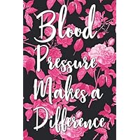 Blood Pressure Makes a Difference: Blood Pressure Log Book Tracker For Daily and Weekly Documentation