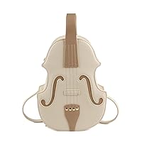 Oweisong Women Music Tote Bag Violin Purse Backpack Novelty Leather Piano Shoulder Crossbody Bag Handle Handbag for Ladies