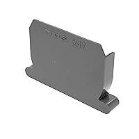 NDS 247G Spee-D Channel Drain End Cap, 1 Count (Pack of 1)