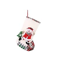 Small Christmas Gift Bags, 4pcs Fashion Christmas Gift Bag Christmas Tree Decoration Supplies Goodie Bag White