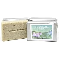 100% natural Nettle Shampoo Bar with Comfrey and Peppermint - benefit dry scalp and conditions hair - all natural bar shampoo