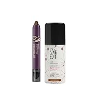 Style Edit Medium Brown Travel Size Concealer and Cover Up Stick Duo to Cover Up Roots and Grays.