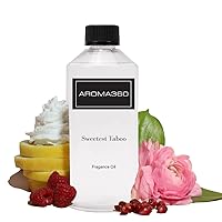 Aroma360 - The Sweetest Taboo Fragrance Oil Scent - Luxury Aromatherapy Scent Diffuser Oil - Hints of Lemon Crème, Pomegranates, & Raspberries - For Essential Oil Diffusers - For Home & Office - 500mL