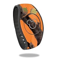 MightySkins Skin Compatible with Disney MagicBand 2 - Orange Camo | Protective, Durable, and Unique Vinyl Decal wrap Cover | Easy to Apply, Remove, and Change Styles | Made in The USA