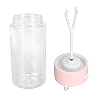 300ml Electric Protein Shaker Bottle Automatic Mixing Portable Auto Stirring Mug for Outdoor Sports (Roseate)