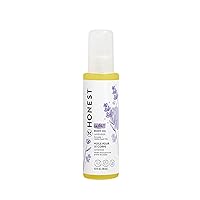 The Honest Company Lavender Infused Calming Body Oil | Gentle for Baby | Organic, Plant-Based, Hypoallergenic | 4.0 fl oz