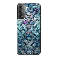 R3809 Mermaid Fish Scale Case Cover for Samsung Galaxy S21 Plus 5G, Galaxy S21+ 5G