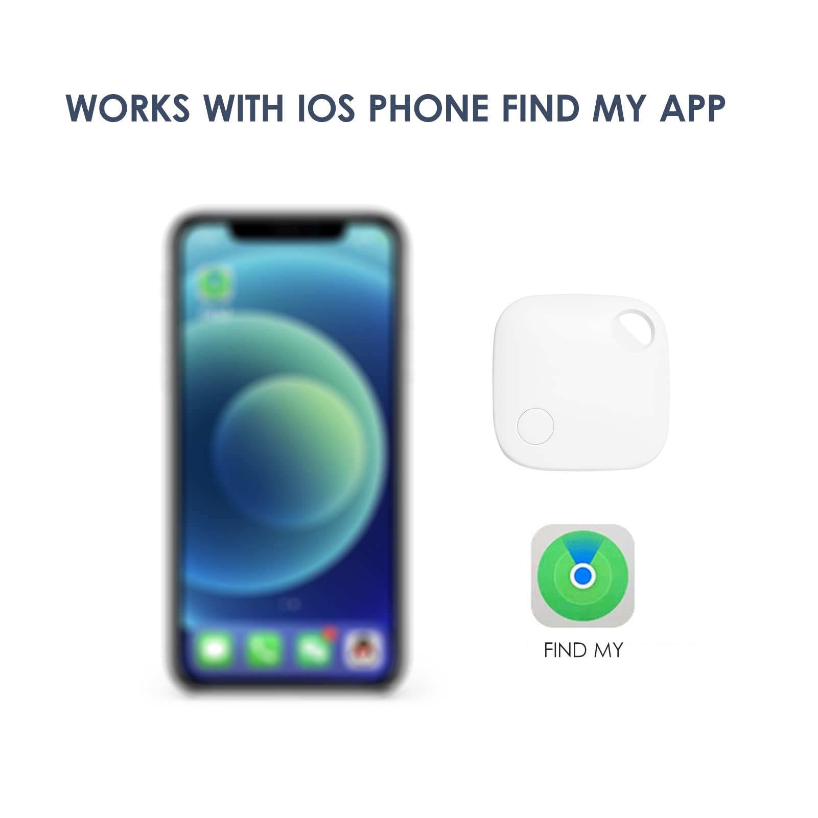 ERYUE GPS Locator, Smart Air Tag Smartphone Finder BT Locator for iOS Phone iOS Pad iOS MP3