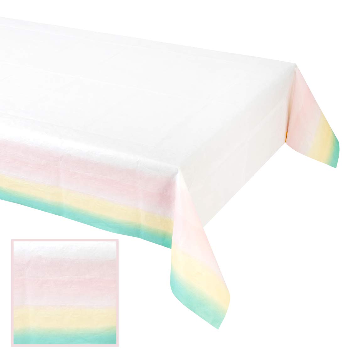 Talking Tables We Heart Pastels, Paper Table Cover, Multi-colour, 180 x 120cm