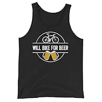 Novelty Will Bike for Beer Fixie Wheels Pedals Enthusiast Hilarious Amusing 6