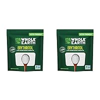 WHOLE EARTH 100% Erythritol Zero Calorie Plant-Based Sugar Alternative, 4 Pound Pouch (Packaging May Vary) (Pack of 2)