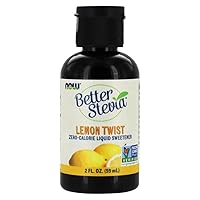Foods, Better Stevia, Zero-Calorie Liquid Sweetener, Lemon Twist, 2 fl oz (59 ml)