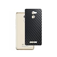 [2 Pack] Synvy Back Protector Film, Compatible with Gionee X1s Black Carbon Guard Skin Sticker [ Not Tempered Glass Screen Protectors ]