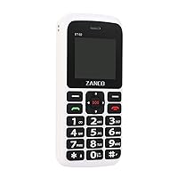 Zanco Lastest Cheap Senior Phone with Big Button Phone Easy to Use Button Phone (White)