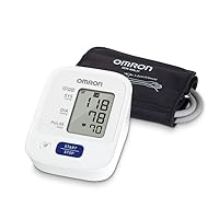 Silver Blood Pressure Monitor with 80 Readings, Bluetooth & Omron 3 Series Upper Arm Blood Pressure Monitor