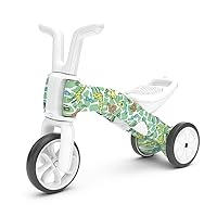Chillafish Bunzi FAD 7 Limited Edition Gradual Balance Bike and Tricycle, 2-in-1 Ride on Toy for 1-3 Years Old, Silent Non-Marking Wheels, Girafitti