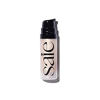Mini Glowy Super Gel Lightweight Illuminator - Luminizer + Makeup Primer for Glowing Skin - Enriched with Vitamin C + Hydrating Squalane Oil - Wear Alone or Under Makeup - Starglow (0.5 oz)