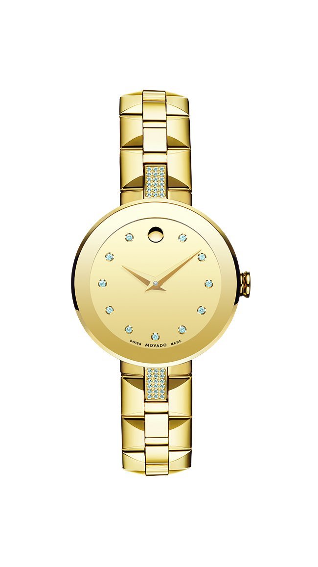 Movado Women's 0606817 Analog Display Swiss Quartz Gold Watch