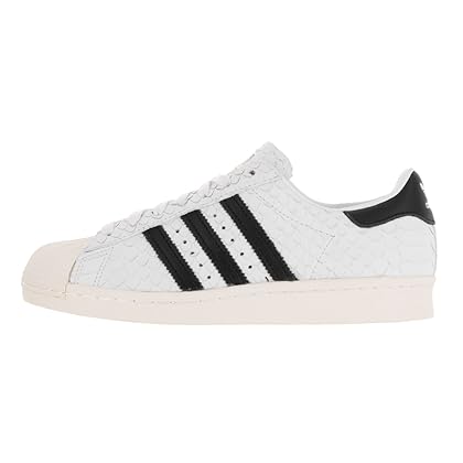 adidas Originals Women's Superstar Shoes Crystal White/Black 9.5 M US