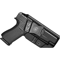 Amberide IWB & OWB KYDEX Holster Fit: Glock 48 & Glock 48 MOS Pistol, Inside Waistband Concealed Carry, Adjustable Cant & 'Posi-Click' Retention, USA Made by Amberide