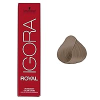 Professional Igora Royal Permanent Hair Color, 8-1, Light Blonde Cendre, 60ml