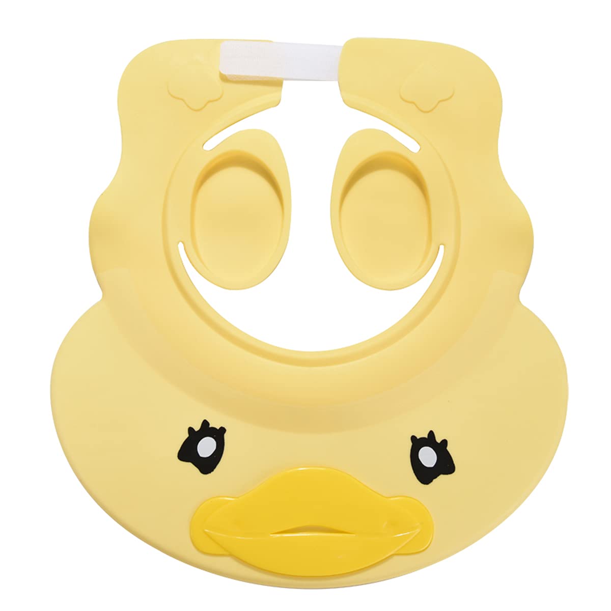 Baby Shower Cap Shampoo Visor Shield hat Kids Bath Washing Hair Rinser Prevents Water from Pooling in Face for Protector Toddler Children(Yellow)