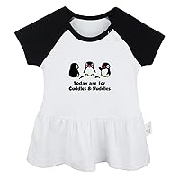 Today are for Cuddles & Huddles Funny Dresses Infant Baby Girls Princess Dress Kids Babies Ruffles Animal Penguin Skirts