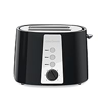 Toaster 2 Slice, Extra Wide Slot Toaster, 7 Shade Settings, Bread Toaster with Cancel, Defrost, Reheat Function, Extra Wide Slots for Waffle or Bagel, Removable Crumb Tray, 750W, Classic Black