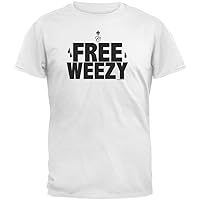 Old Glory - Mens Free Weezy T-Shirt - X-Large White