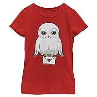 Harry Potter Girl's Anime Hedwig Mail T-Shirt