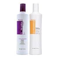 Fanola No Yellow Shampoo Bundle with Nutri Care Restructuring Conditioner