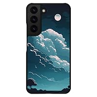 Moon Graphic Samsung S22 Phone Case - Themed Phone Case for Samsung S22 - Printed Samsung S22 Phone Case