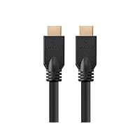 Monoprice HDMI Cable - 25 Feet - Black | High Speed, 4k@60Hz, 10.2Gbps, 24AWG, CL2, Compatible with UHD TV and More - Commercial Series