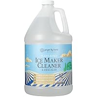 Ginger Lily Farms Botanicals Plant-Based Ice Maker Cleaner & Descaler for All Ice Machines, 32 Uses, Safe for All Metals, 1 Gallon (128 fl. oz.)