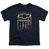 Chevrolet Camo Flag Unisex Youth T Shirt for Boys and Girls