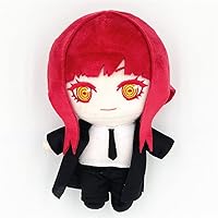 Red Hair Girl Makima Plush Doll Figure Stuffed Plushie Toy Throw Pillow Plushies Kawaii Gift