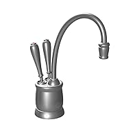 InSinkErator Tuscan Instant Hot and Cold Water Dispenser - Faucet Only, Satin Nickel, F-HC2215SN