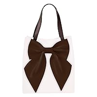 Toaru Doka Shop Women's Handbag, Tote Bag, Large Capacity, Big Ribbon, Docking, Feminine, My Way