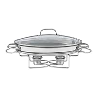 Cuisinart 7BSO-34 Stainless 13-1/2-Inch Oval Buffet Servers, Silver