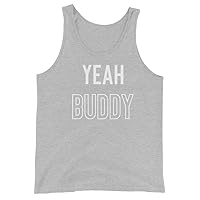 Yeah Buddy Funny Fitness Gym Workout Unisex Tank Top Athletic Heather